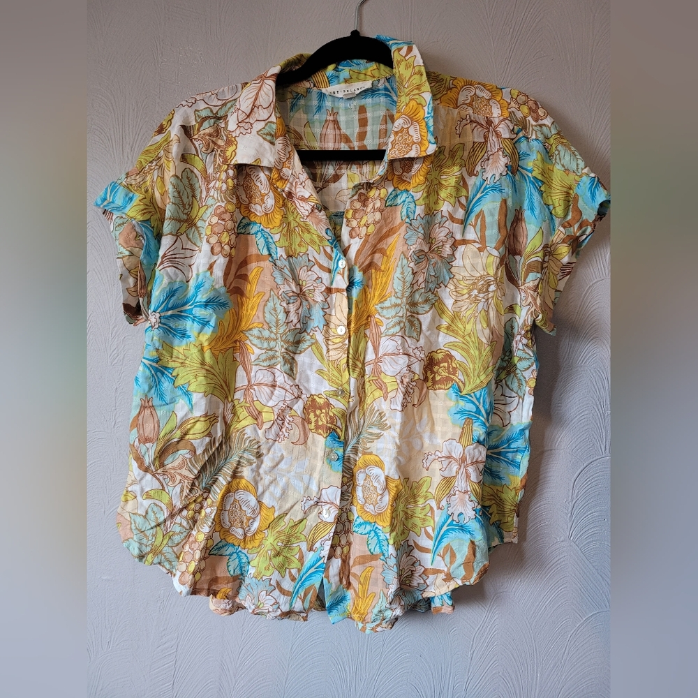 Jane and Delancey Multicolored Floral Summer Top